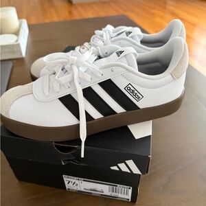 Adidas VL Court 3.0 White and Black Shoes